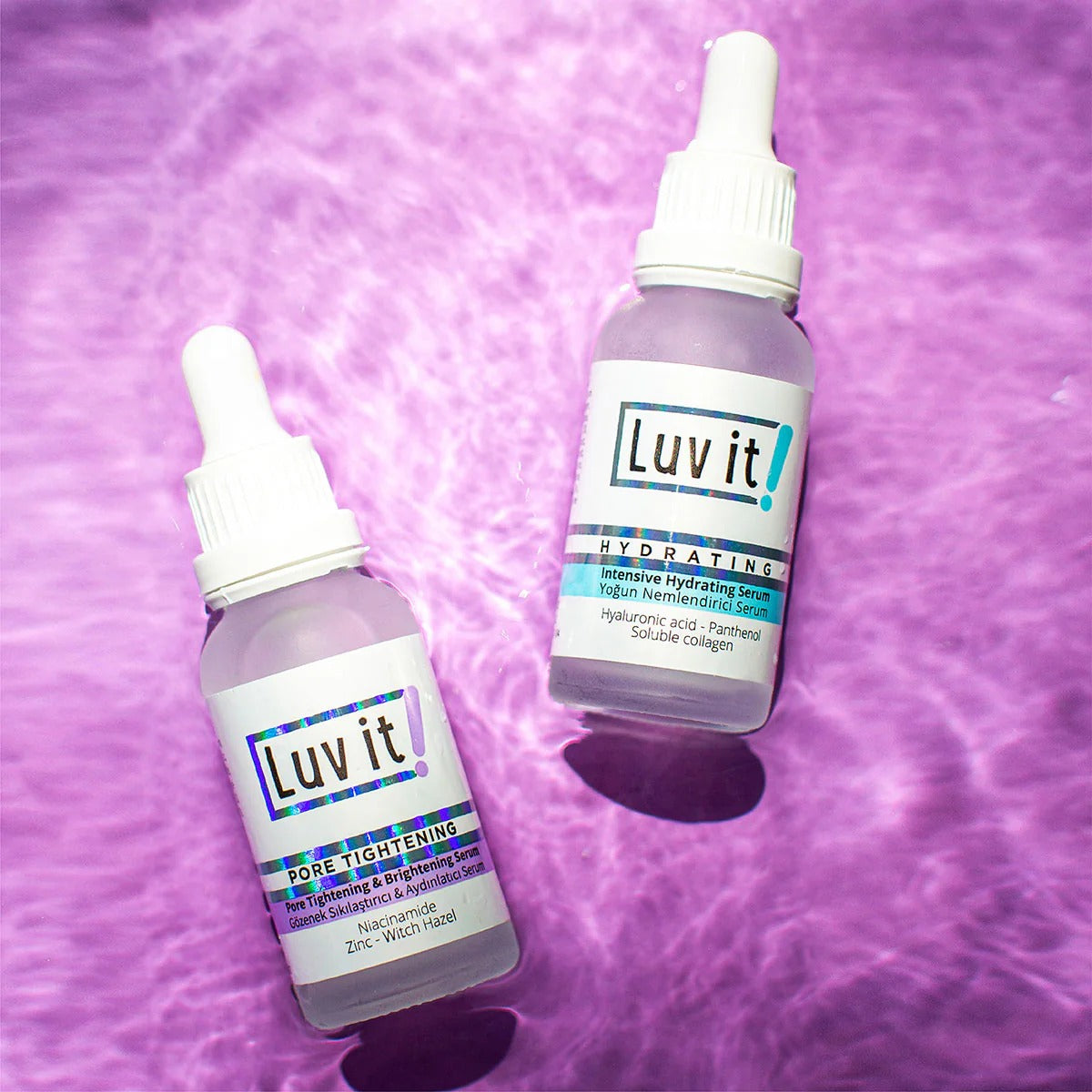 Luv it Porenverfeinerndes Serum & Feuchtigkeitsserum Set