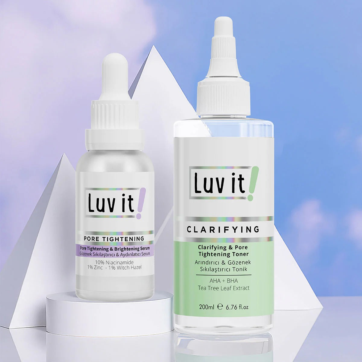 Luv it Porenminimizer Serum & porenverfeinerndes Gesichtswasser