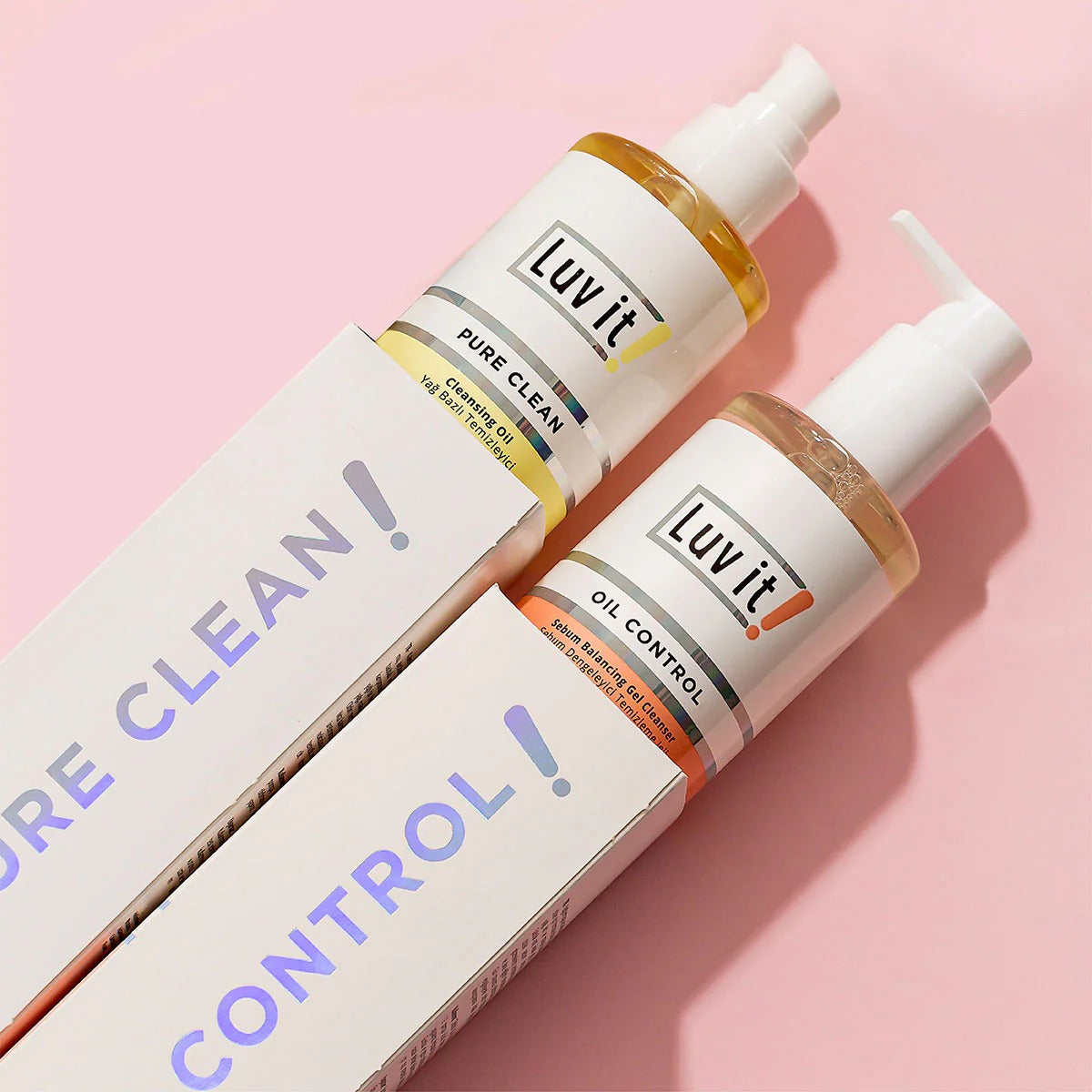 Luv it Reinigungsöl + Sebum-ausgleichender Gelreiniger Set