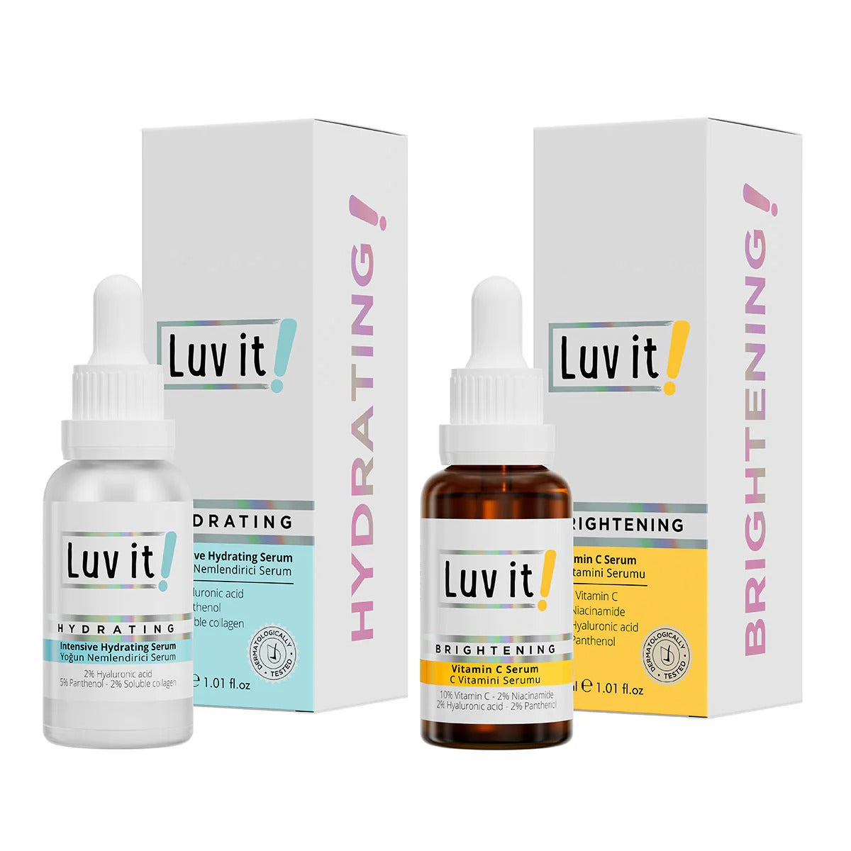 Luv it Feuchtigkeits- & Vitamin-C Serum Pflegeset