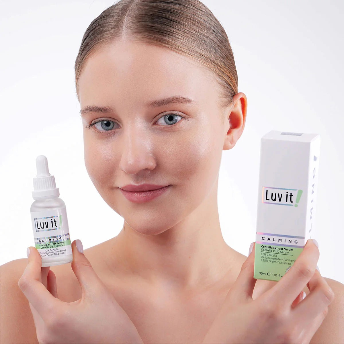 Luv it Centella Extract Serum + Centella Extract Toner Set