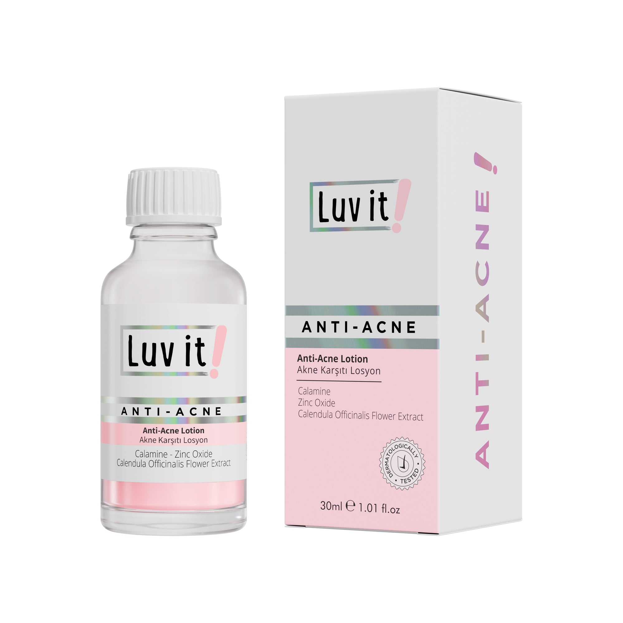 Luv it Anti-Akne Lotion gegen Pickel, Mitesser & Hautunreinheiten30ml