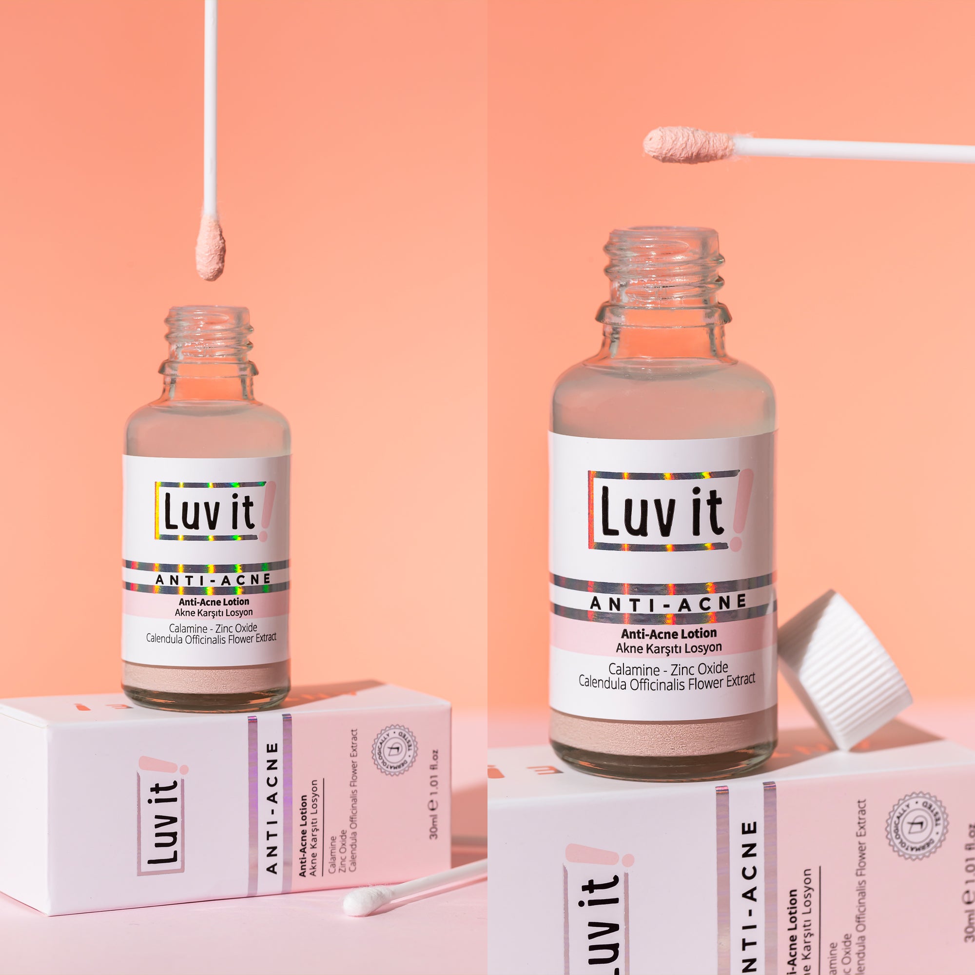Luv it Anti-Akne Lotion gegen Pickel, Mitesser & Hautunreinheiten30ml