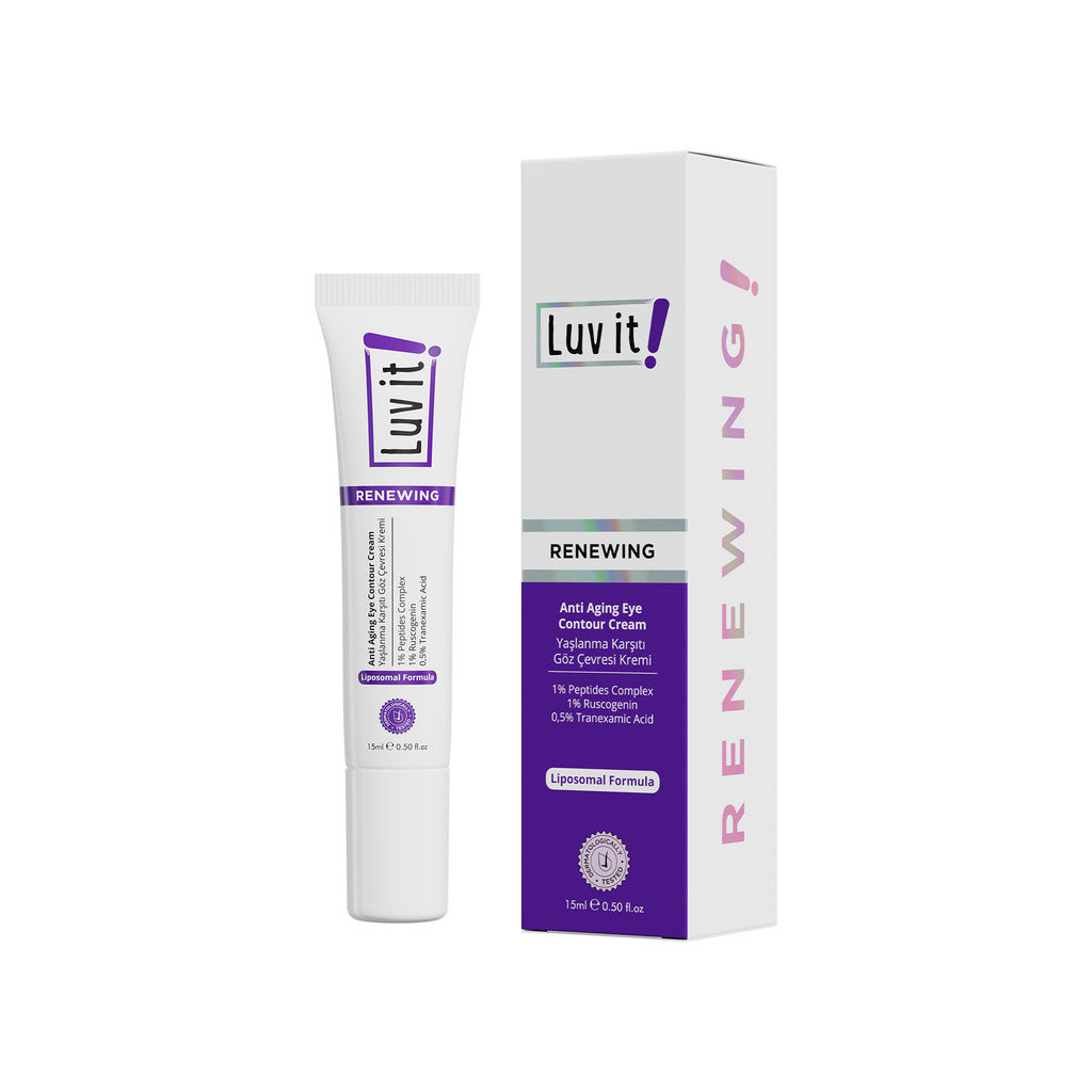 Luv it Anti-Aging Augen­konturen­creme gegen Falten & Augenringe 15ml