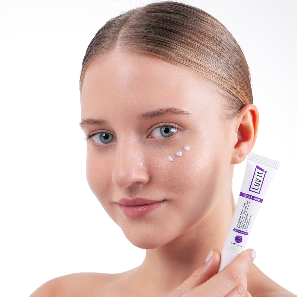 Luv it Anti-Aging Augen­konturen­creme gegen Falten & Augenringe 15ml