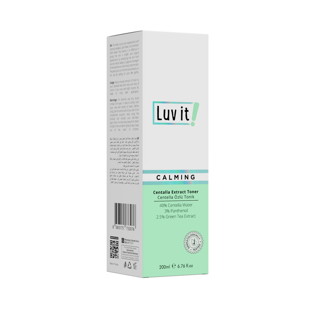 Luv it Centella Extract Toner - Beruhigendes & Feuchtigkeitsspendes Gesichtswasser 200ml
