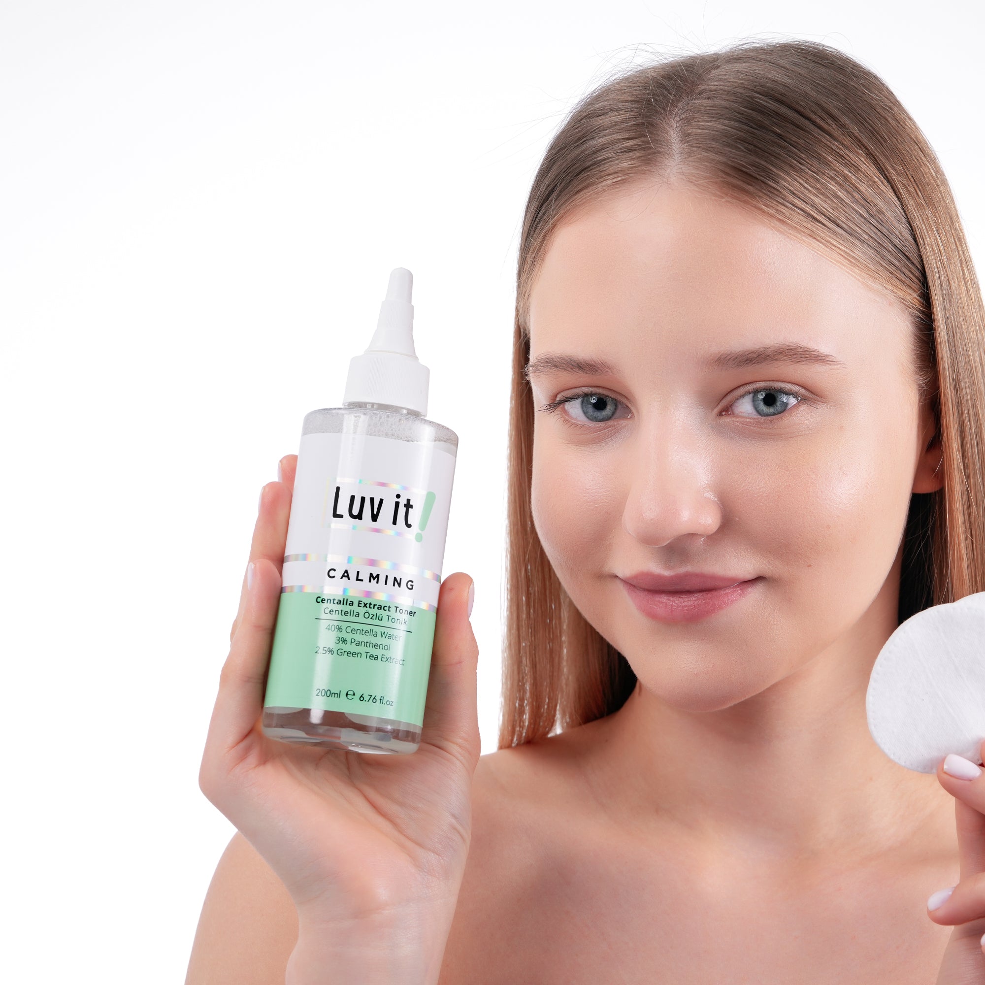 Luv it 3er Set Centella-Extrakt Pflegeset für empfindliche, unreine Haut