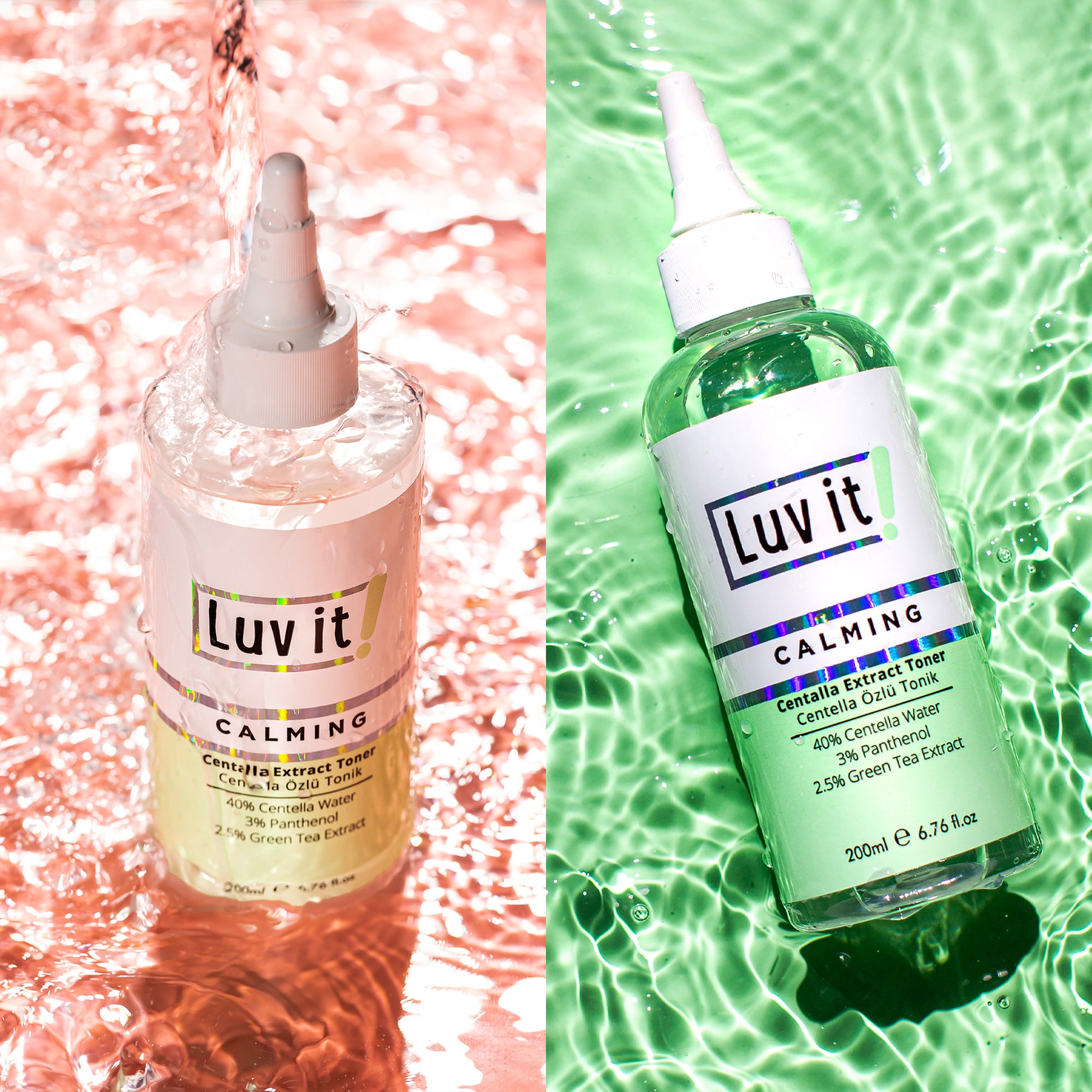 Luv it Centella Extract Toner - Beruhigendes & Feuchtigkeitsspendes Gesichtswasser 200ml