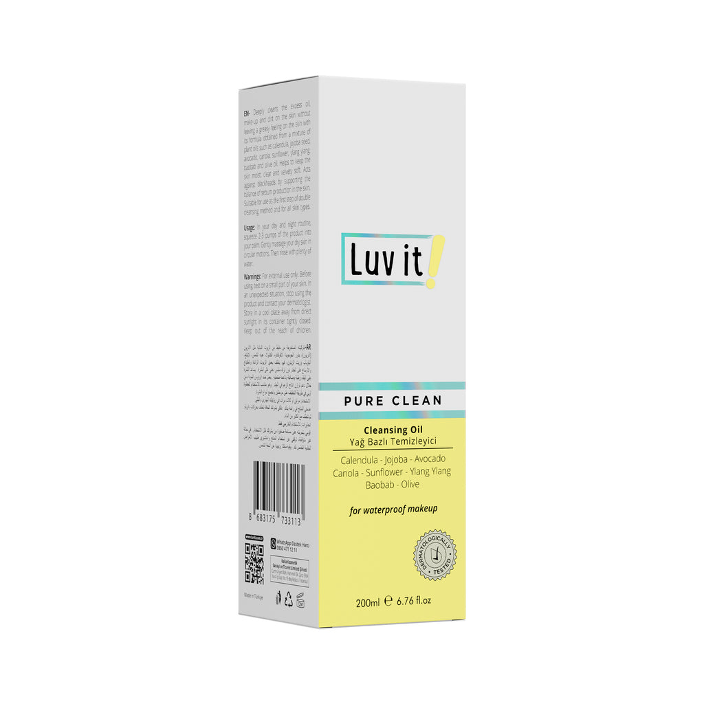 Luv it Cleansing Oil – Reinigungsöl für Gesicht gegen Mitesser & Make-up 200ml