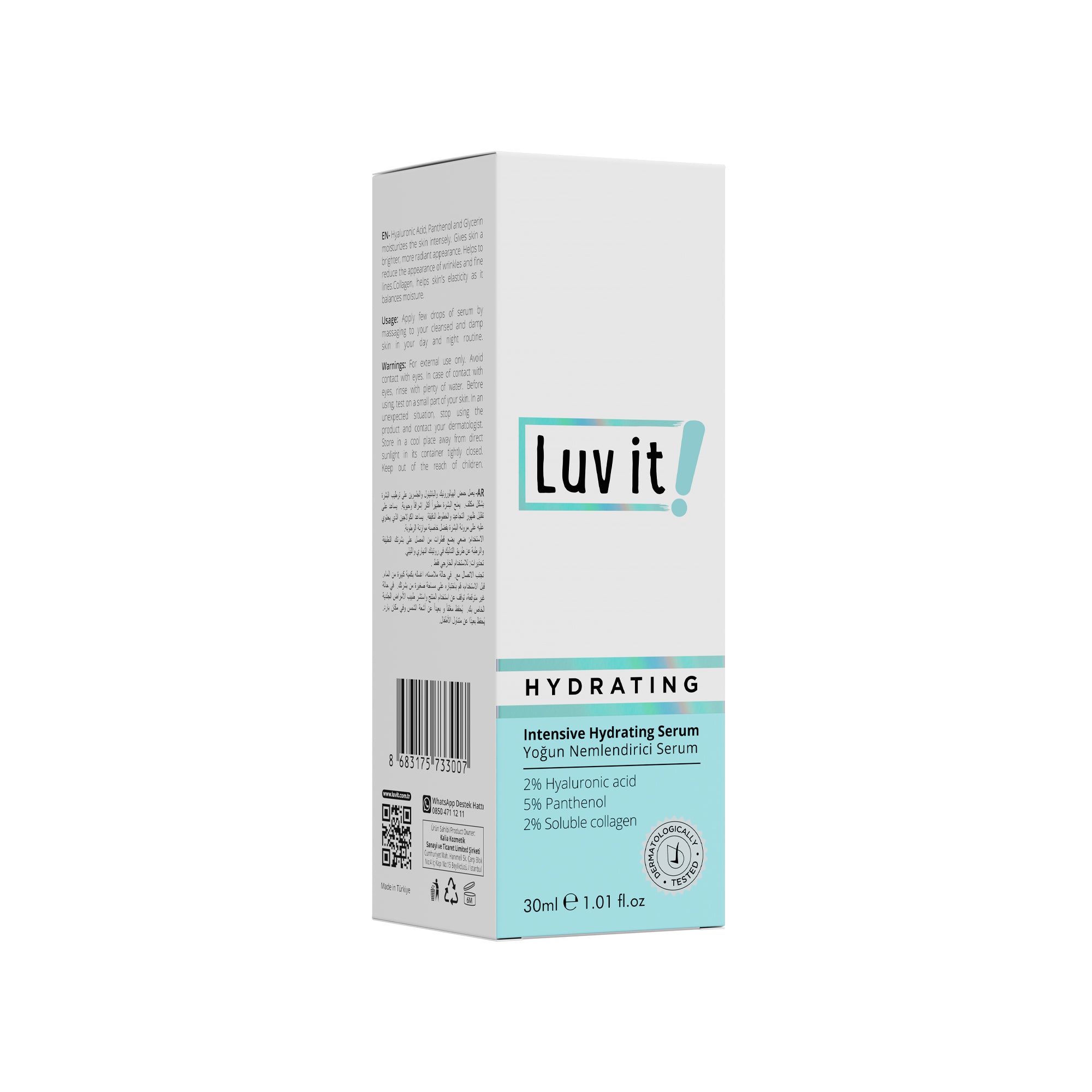 Luv it Intensives Feuchtigkeitsserum mit Hyaluron 30ml