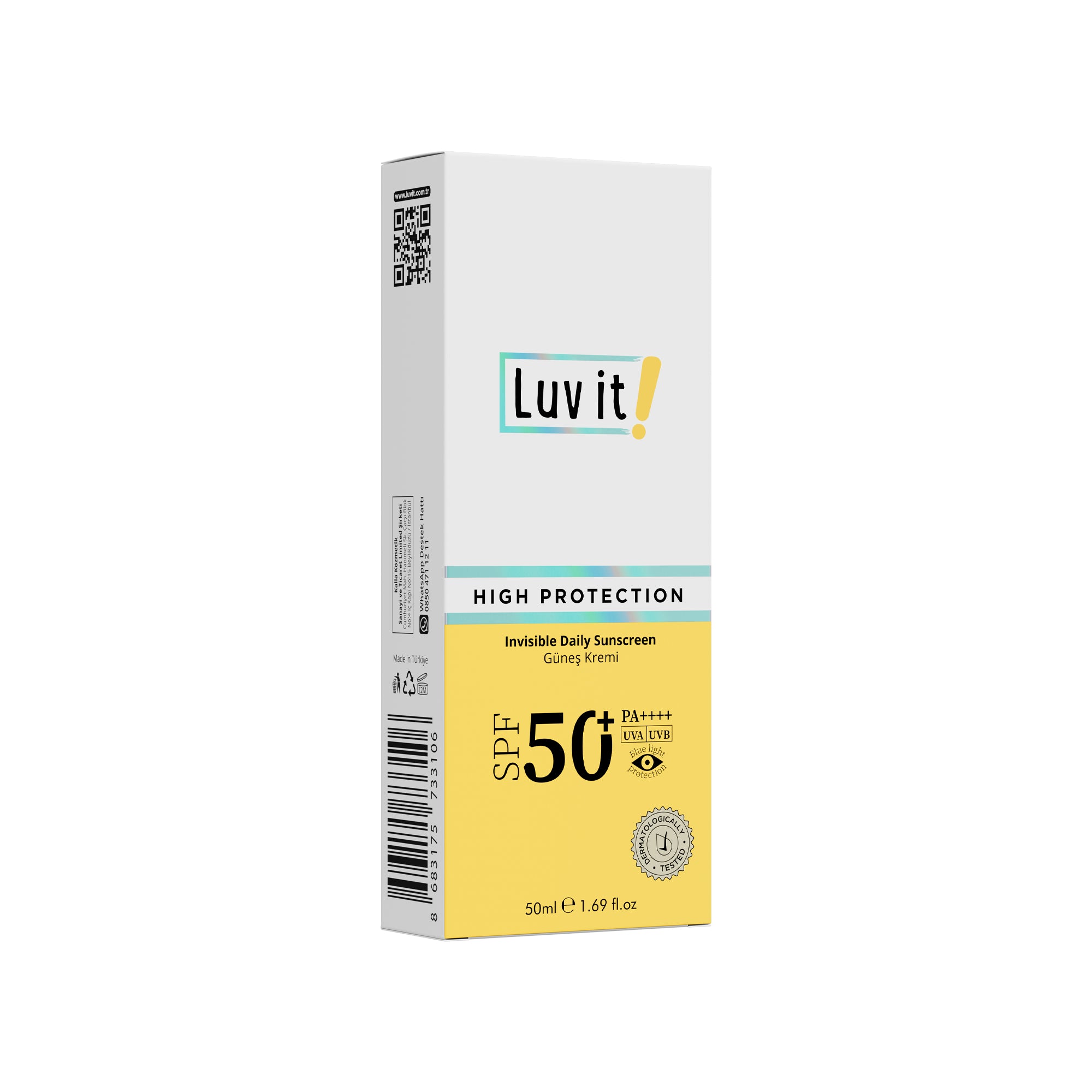 Luv it High Protection Sonnenschutz für das Gesicht LSF 50+ PA++++ UVA UVB 50ml