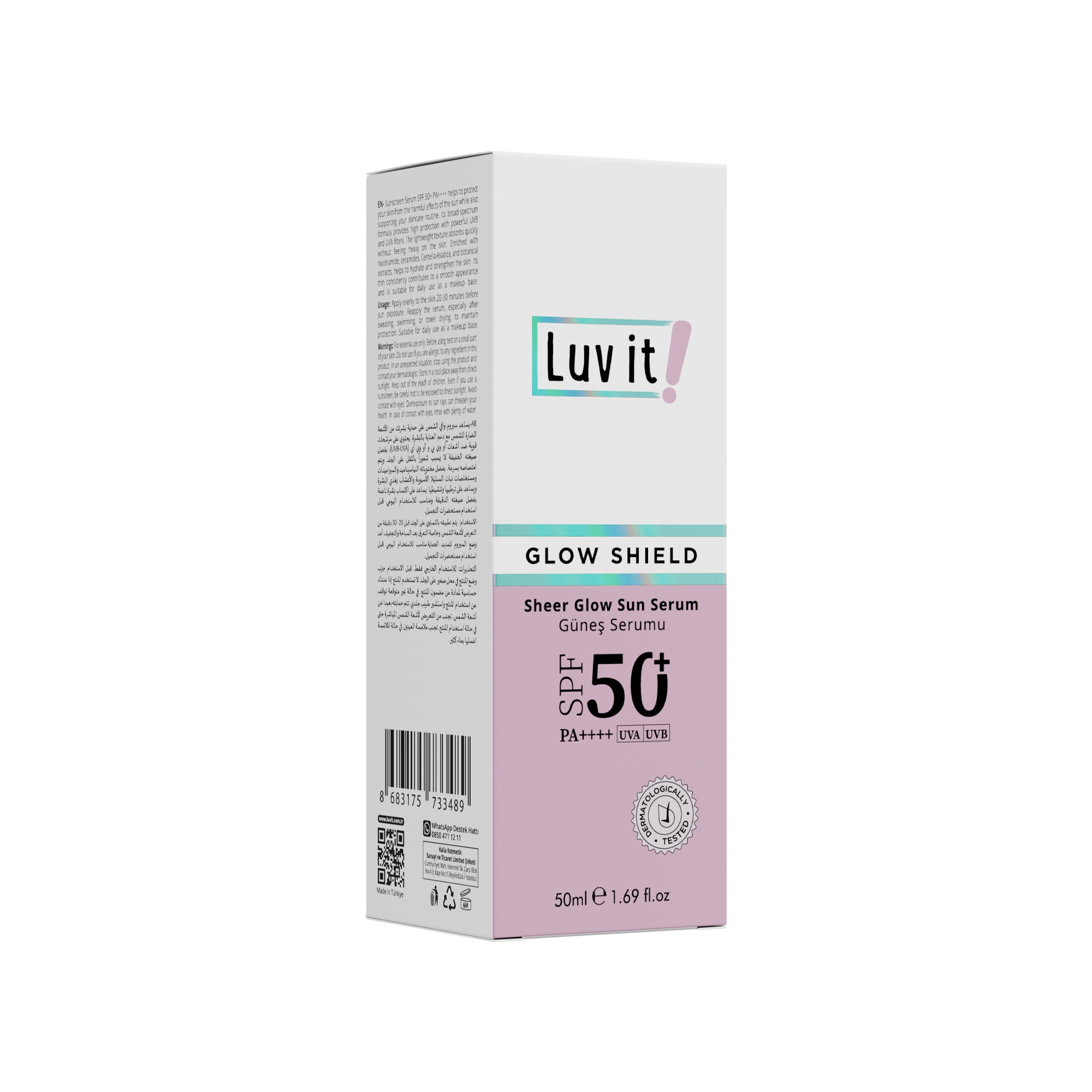 Luv it Anti-Pigmentflecken Sonnenschutz Serum LSF 50+ 50ml